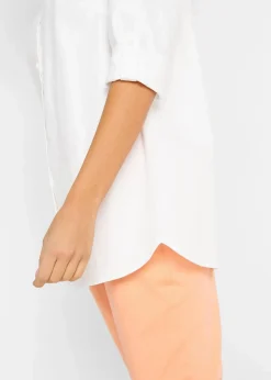 Sale Bluse mit Leinen, 3/4 Arm Damen Bekleidung·Jacken & Mäntel|Blusen & Tuniken