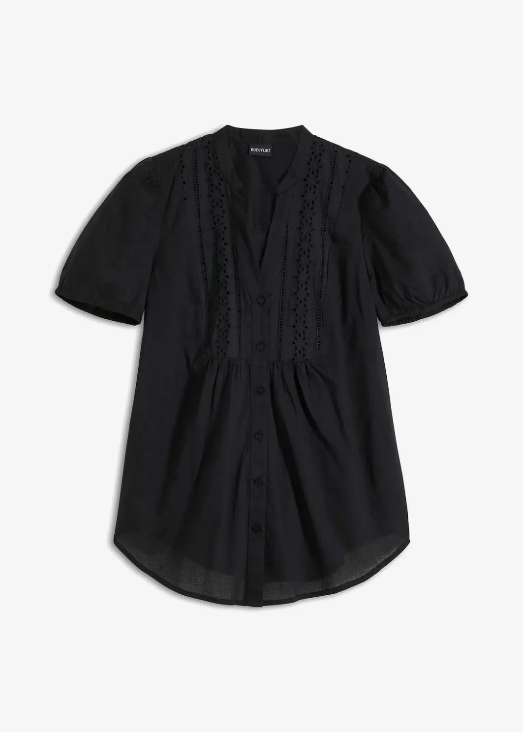 Damen bonprix Blusen & Tuniken|Bluse mit Lochstickerei