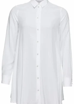 Bluse mit Perlenknopfleiste Damen Nachhaltigere Materialien|Blusen & Tuniken