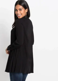 Hot Bluse mit Perlenknopfleiste Damen Bekleidung·Jacken & Mäntel|Blusen & Tuniken