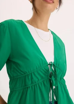 Outlet Bluse mit Schleifen Damen Blusen & Tuniken|Bekleidung·Jacken & Mäntel