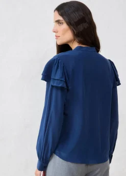 Damen bonprix Bekleidung·Jacken & Mäntel|Blusen & Tuniken|Bluse mit Seidenanteil