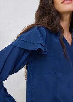 Damen bonprix Bekleidung·Jacken & Mäntel|Blusen & Tuniken|Bluse mit Seidenanteil