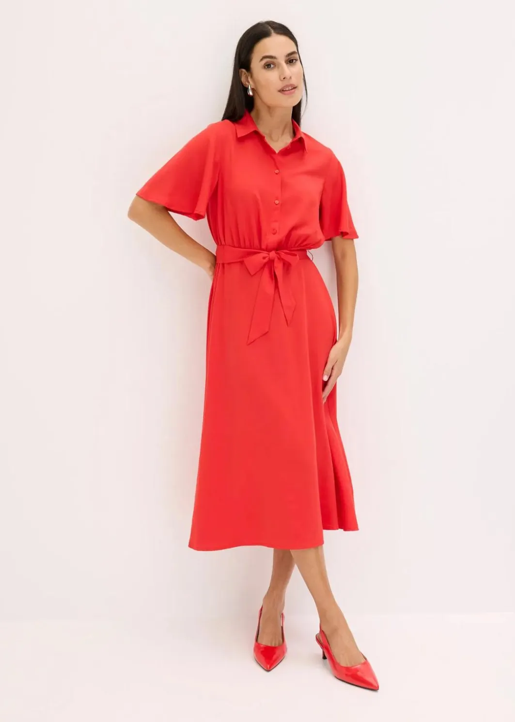 Damen bonprix Bekleidung·Pullover & Strickjacken|Kleider|Blusenkleid