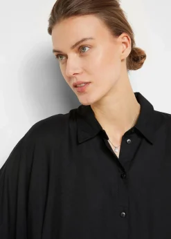 Clearance Blusenkleid aus feiner Viskose Damen Bekleidung·Pullover & Strickjacken|Nachhaltigere Materialien