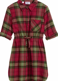 Hot Blusenkleid aus Flanell Kinder Mädchen 9-16 Jahre·Kleider & Jumpsuits