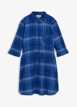 Kinder bonprix Mädchen 9-16 Jahre·Kleider & Jumpsuits|Blusenkleid aus Flanell