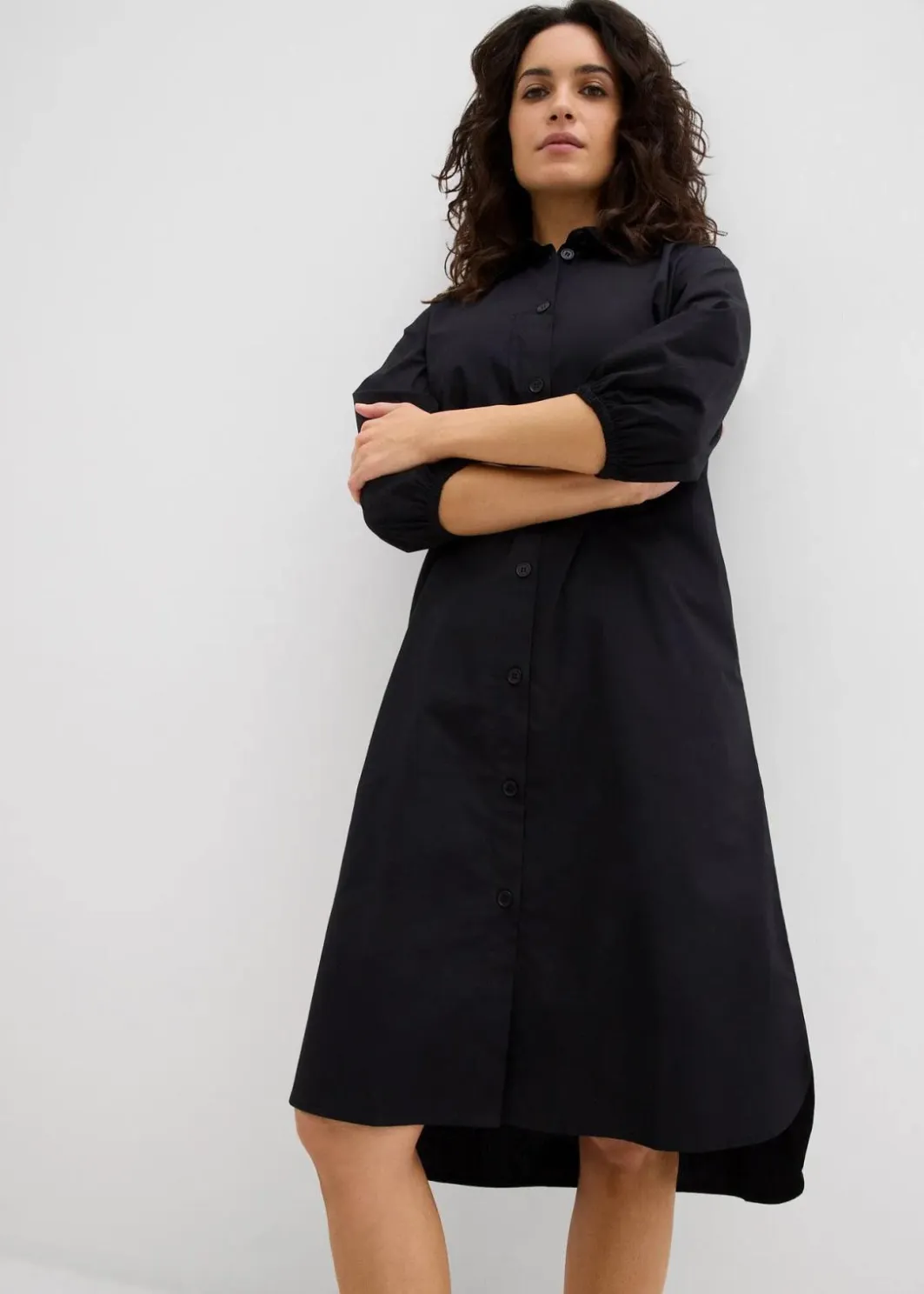 Discount Blusenkleid aus leichter Baumwolle Damen Bekleidung·Pullover & Strickjacken|Kleider