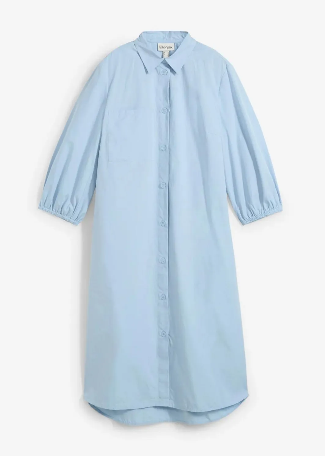 Damen bonprix Nachhaltigere Materialien|Kleider|Blusenkleid aus leichter Baumwolle