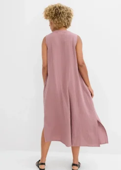 Damen bonprix Kleider|Blusenkleid aus Musselin