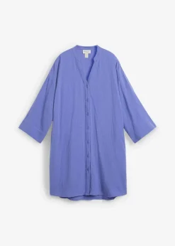 Hot Blusenkleid aus Musselin Damen Kleider|Bekleidung·Pullover & Strickjacken