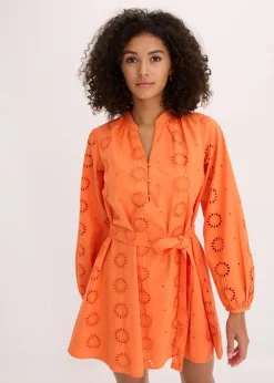 Blusenkleid aus reiner Bio-Baumwolle Damen Bekleidung·Pullover & Strickjacken|Kleider
