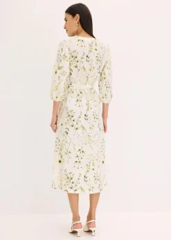 Outlet Blusenkleid aus Viskose-Mix Damen Nachhaltigere Materialien|Kleider