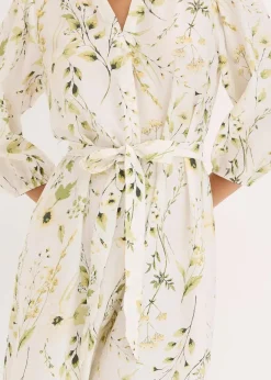 Outlet Blusenkleid aus Viskose-Mix Damen Nachhaltigere Materialien|Kleider