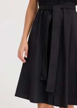 Blusenkleid mit Bindegürtel Damen Bekleidung·Pullover & Strickjacken|Kleider