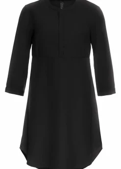 Hot Blusenkleid mit kurzer Knopfleiste Damen Bekleidung·Pullover & Strickjacken|Nachhaltigere Materialien