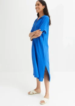 Discount Blusenkleid mit Taschen Damen Kleider|Bekleidung·Pullover & Strickjacken