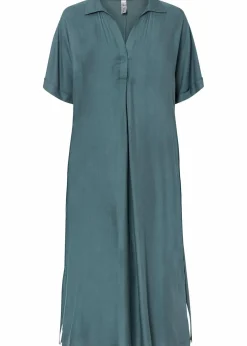 Hot Blusenkleid mit Taschen Damen Bekleidung·Pullover & Strickjacken|Kleider