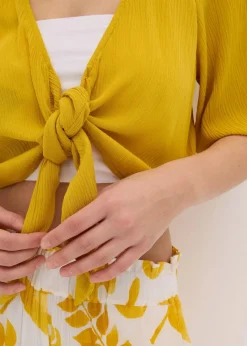 Damen bonprix Bekleidung·Jacken & Mäntel|Blusen & Tuniken|Blusenshirt aus fließender Viskose