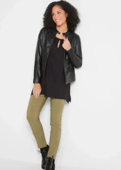 New Blusenshirt aus reiner Viskose Damen Bekleidung·Jacken & Mäntel|Nachhaltigere Materialien