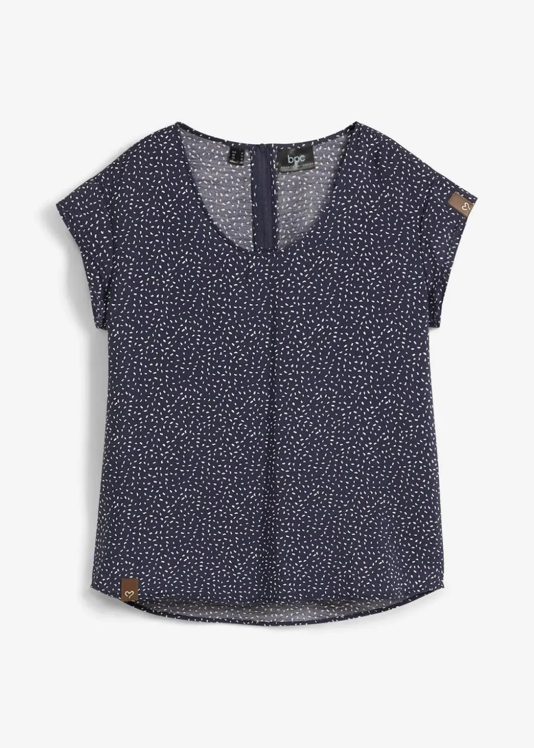 Damen bonprix Nachhaltigere Materialien|Blusen & Tuniken|Blusenshirt aus softem Viskose-Mix