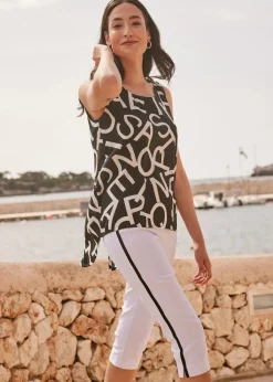 Damen bonprix Blusen & Tuniken|Shirts & Tops|Blusentop aus fließender Viskose