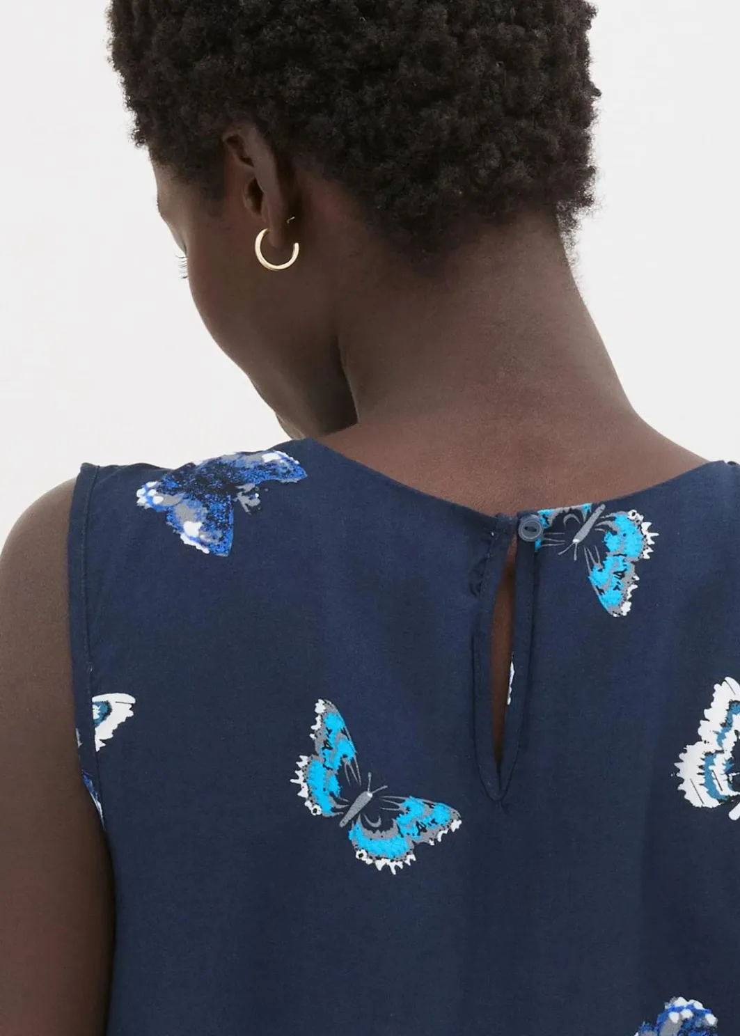 Online Blusentop aus fließender Viskose Damen Shirts & Tops|Blusen & Tuniken