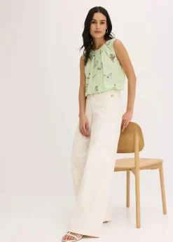 Damen bonprix Bekleidung·Jacken & Mäntel|Blusen & Tuniken|Blusentop aus fließender Viskose