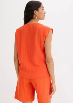 Clearance Blusentop aus leichtem Viskose-Mix Damen Bekleidung·Jacken & Mäntel|Blusen & Tuniken
