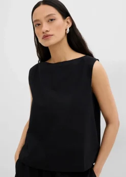 Blusentop aus reiner Baumwolle Damen Zweiteiler & Sets|Blusen & Tuniken