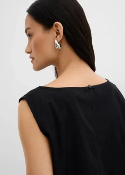 Blusentop aus reiner Baumwolle Damen Zweiteiler & Sets|Blusen & Tuniken
