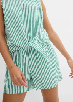 Damen bonprix Blusen & Tuniken|Bekleidung·Jacken & Mäntel|Blusentop aus reiner Baumwolle
