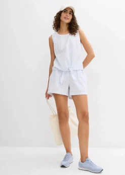 Damen bonprix Bekleidung·Jacken & Mäntel|Blusen & Tuniken|Blusentop aus reiner Baumwolle
