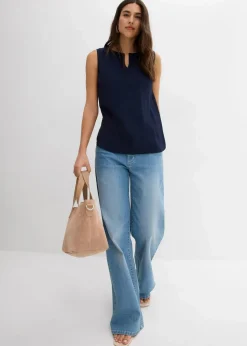 Damen bonprix Shirts & Tops|Blusen & Tuniken|Blusentop aus weicher Viskose