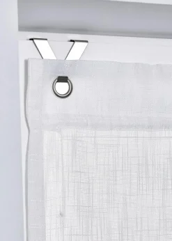 bonprix Raffrollos|Bändchenrollo in Leinen Optik