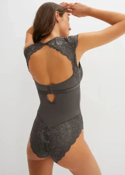 Outlet Body mit feiner Spitze Damen Wäsche·Bodies|Bodies