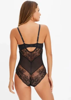 Sale Body mit floraler Spitze Damen Große Cups D-H|Nachhaltigere Materialien