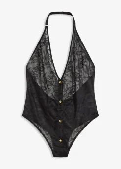 New Body mit Knöpfen Damen Wäsche·Erotikwäsche|Erotikwäsche
