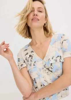 Damen bonprix Shirts & Tops|Body mit Kräuselung