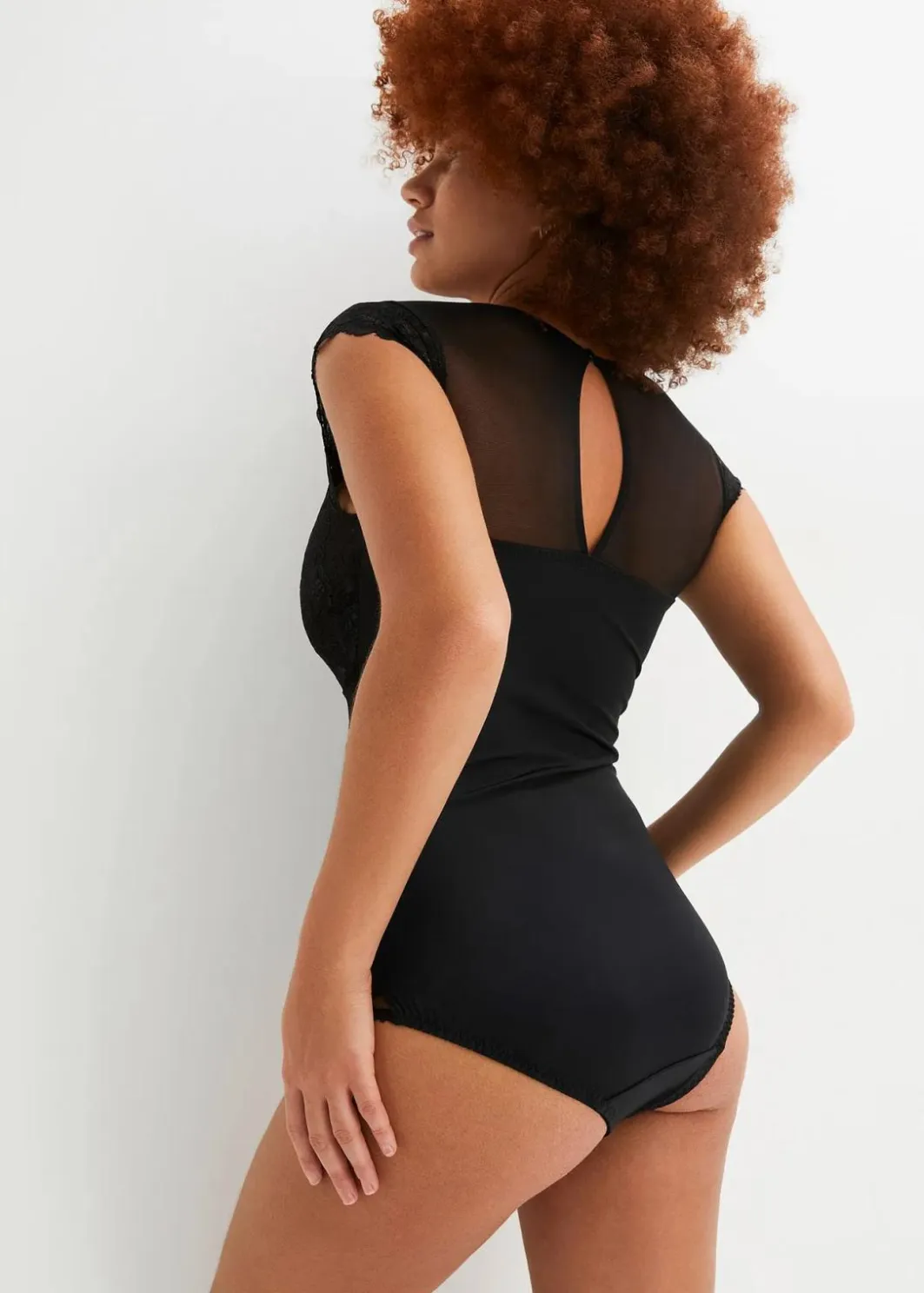 Body ohne Bügel mit zarter Spitze Damen Wäsche·Bodies|Wäsche·Dessous