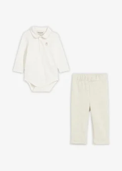 Outlet Body und Hose aus reiner Bio-Baumwolle (2-tlg.Set) Kinder Bodys & Strampler|Baby Wäsche