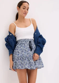 Discount Boho-Minirock aus leichter Baumwolle Damen Röcke
