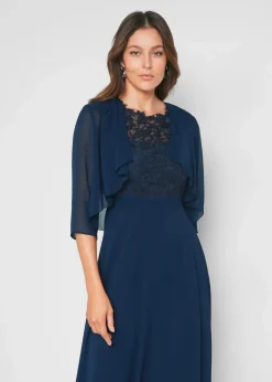 Damen bonprix Bekleidung·Hosen|Nachhaltigere Materialien|Bolero aus feinem Chiffon