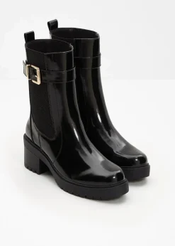 Damen bonprix Boots|Schuhe & Accessoires In Spezialgrößen·Elastischer Schaft|Boot