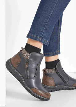 Damen bonprix Komfortschuhe|Boots|Boot aus Leder