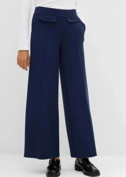 New Bootcut Hose aus leicht glänzendem Viskose-Mix Damen Bekleidung·Kleider|Hosen