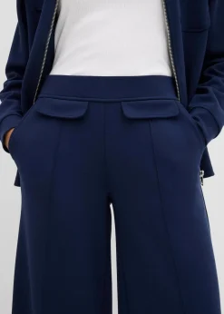 New Bootcut Hose aus leicht glänzendem Viskose-Mix Damen Bekleidung·Kleider|Hosen