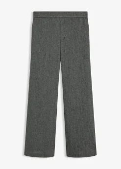 Damen bonprix Bekleidung·Kleider|Hosen|Bootcut Hose in Tweedoptik