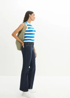 Outlet Bootcut Jeans High Waist, Stretch Damen Kurzgrößen|Bekleidung·Shirts & Tops