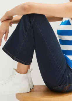 Outlet Bootcut Jeans High Waist, Stretch Damen Kurzgrößen|Bekleidung·Shirts & Tops